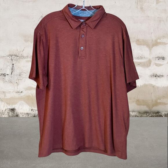 G.H. Bass & Co Men's Polo Burnt Orange Size Large - Picture 1 of 5